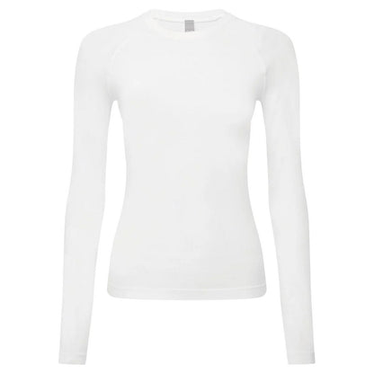 White - Front - Onna Womens-Ladies Unstoppable Fresh Underscrub Base Layer Top