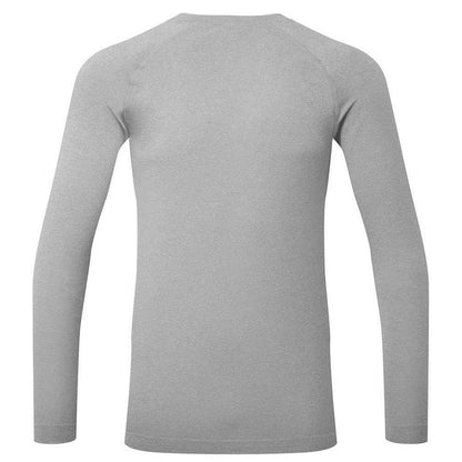 Heather Grey - Back - Onna Mens Unstoppable Fresh Underscrub Base Layer Top