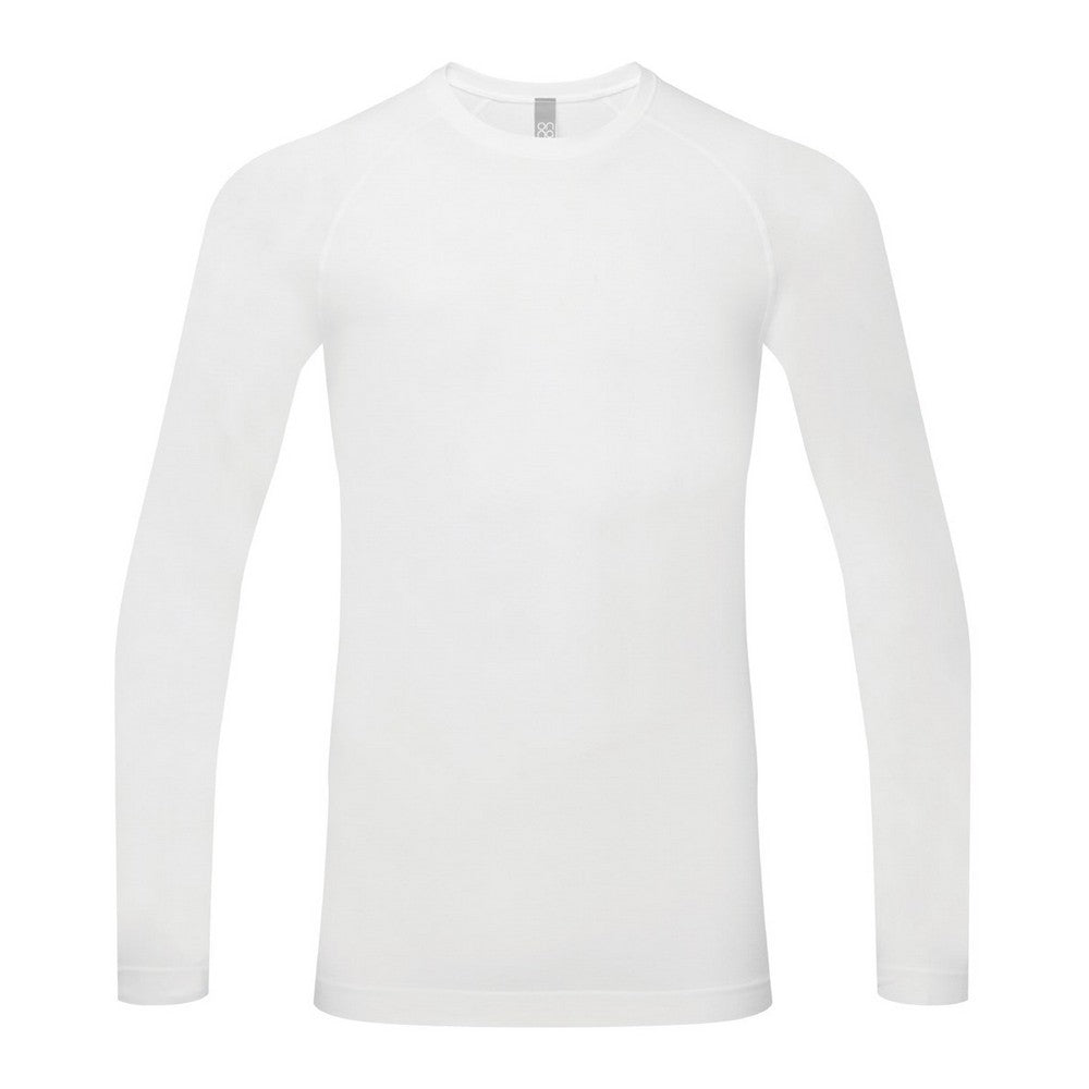 White - Front - Onna Mens Unstoppable Fresh Underscrub Base Layer Top