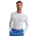 White - Side - Onna Mens Unstoppable Fresh Underscrub Base Layer Top