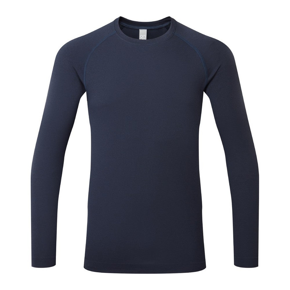 Heather Navy - Front - Onna Mens Unstoppable Fresh Underscrub Base Layer Top