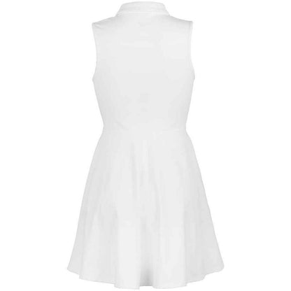 White - Back - Spiro Womens-Ladies Recycled Athletic Dress