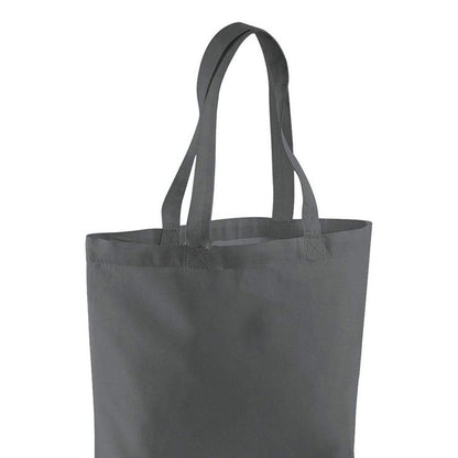 Mushroom - Back - Brand Lab Plain Organic Oversized Tote Bag