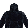 Black - Back - Brand Lab Unisex Adult Fluffy Fleece Hoodie