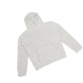 Natural - Back - Brand Lab Unisex Adult Fluffy Fleece Hoodie