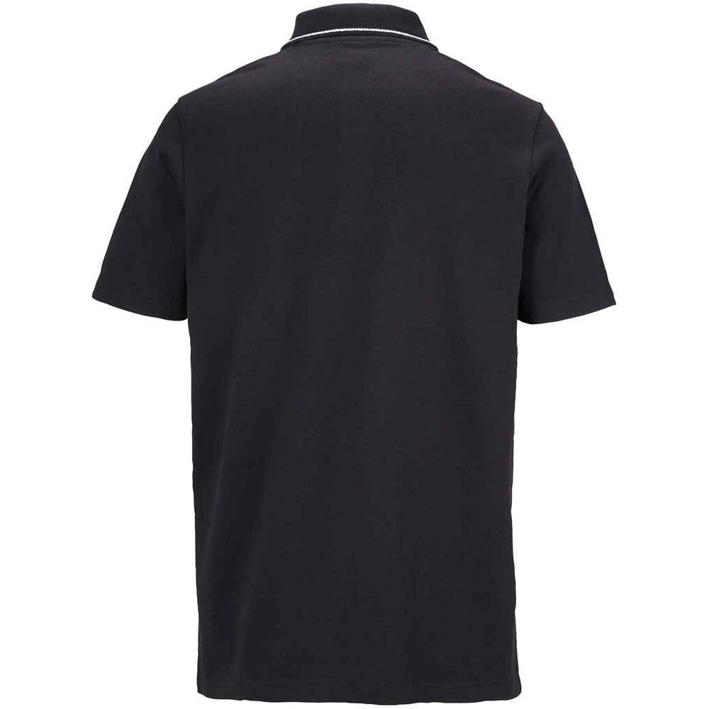 Deep Black - Back - NEOBLU Mens Polo Shirt