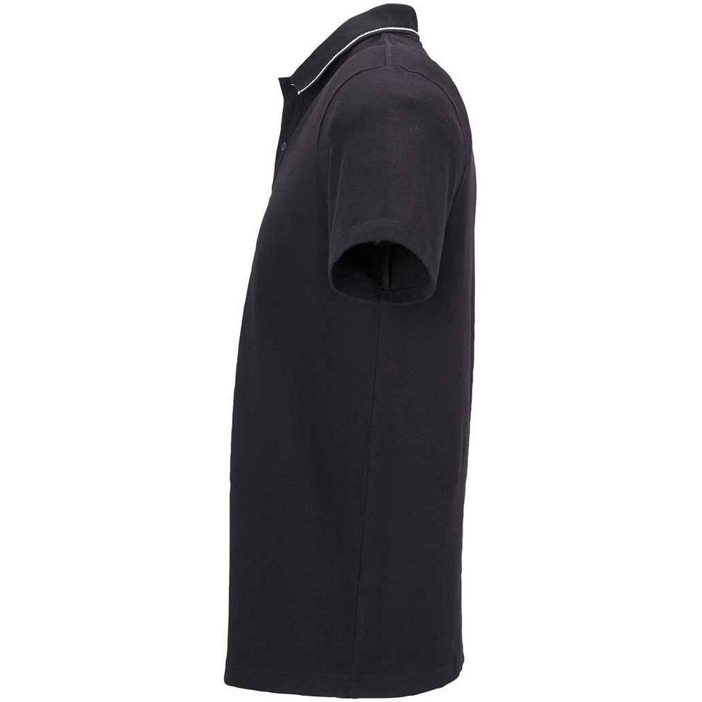 Deep Black - Side - NEOBLU Mens Polo Shirt