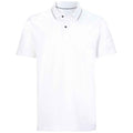 Optic White - Front - NEOBLU Mens Polo Shirt