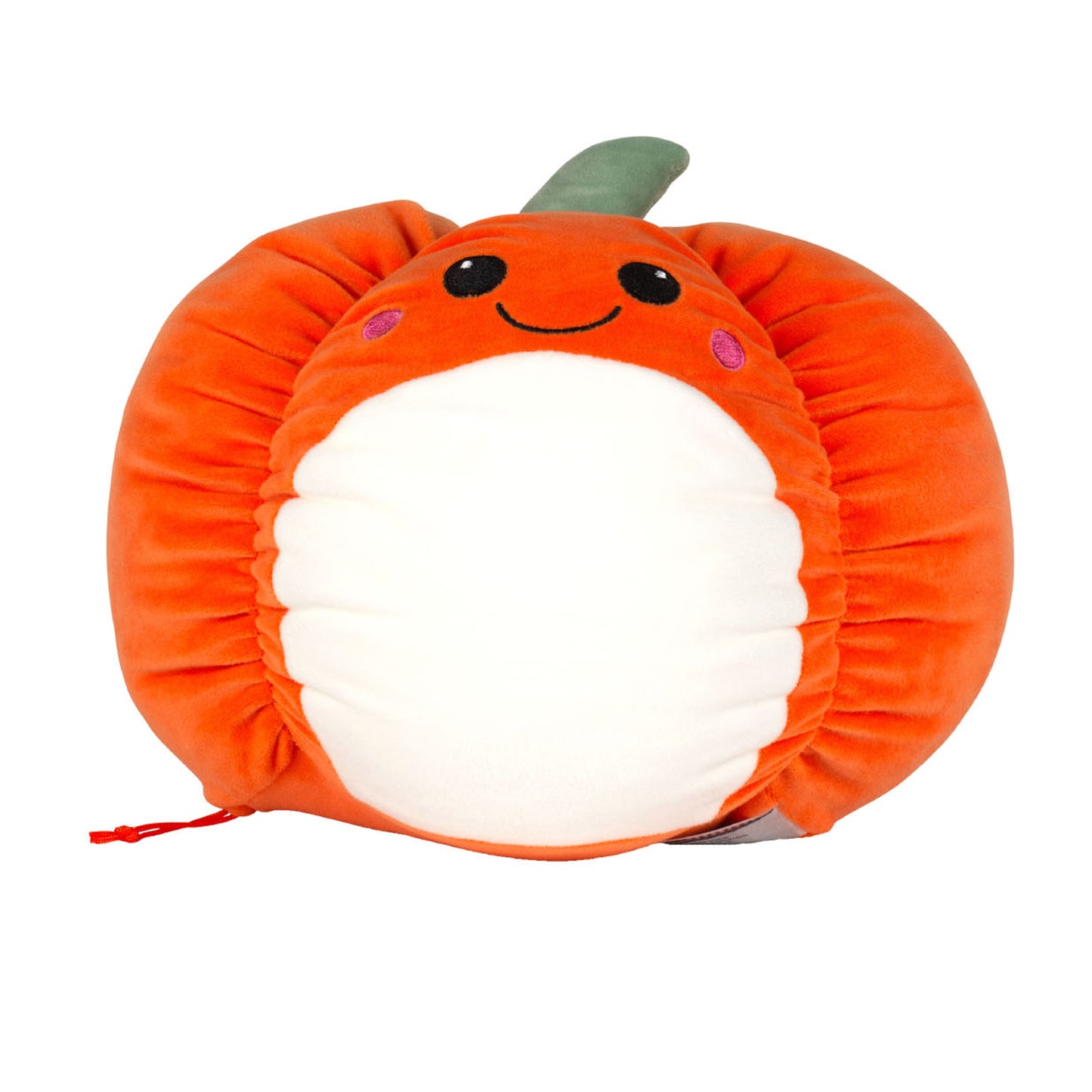 Orange - Front - Mumbles Squidgys Pumpkin Plush Toy