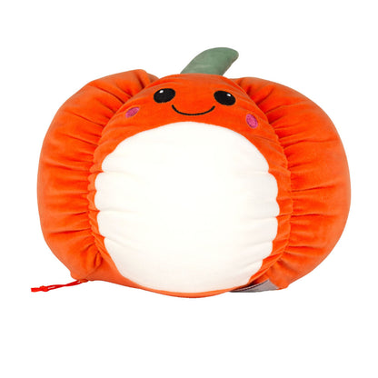 Orange - Front - Mumbles Squidgys Pumpkin Plush Toy