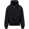 Deep Black - Front - Awdis Unisex Adult Signature Heavyweight Full Zip Hoodie