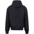 Deep Black - Back - Awdis Unisex Adult Signature Heavyweight Full Zip Hoodie