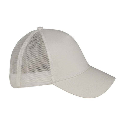Ivory - Side - Native Spirit 5 Panel Trucker Cap