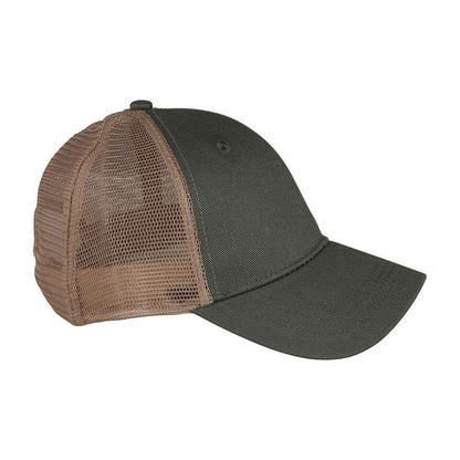 Organic Khaki - Side - Native Spirit 5 Panel Trucker Cap