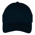 Black - Front - Native Spirit 5 Panel Trucker Cap