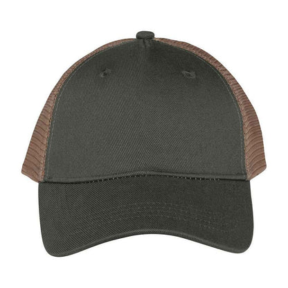 Organic Khaki - Front - Native Spirit 5 Panel Trucker Cap