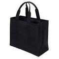 Black-Black - Back - Brand Lab Wrap Canvas Tote Bag