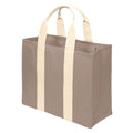 Mushroom-Natural - Back - Brand Lab Wrap Canvas Tote Bag