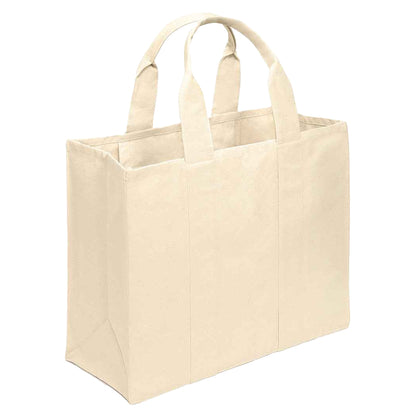 Natural-Natural - Front - Brand Lab Wrap Canvas Tote Bag