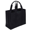 Black-Black - Front - Brand Lab Wrap Canvas Tote Bag