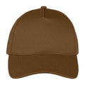 Dark Camel - Front - Native Spirit 5 Panel Baseball Cap