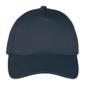 Navy - Front - Native Spirit 5 Panel Baseball Cap