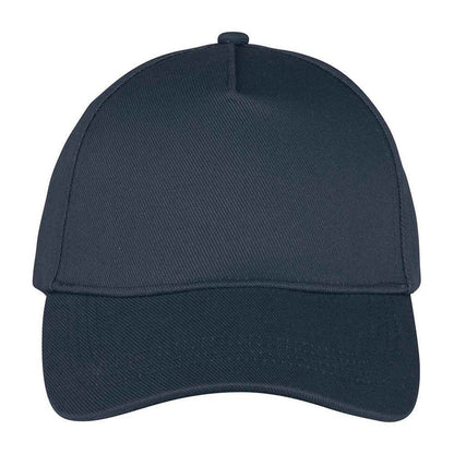 Navy - Front - Native Spirit 5 Panel Baseball Cap