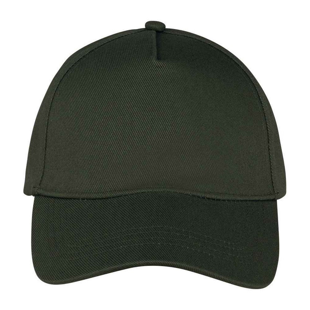 Organic Khaki - Front - Native Spirit 5 Panel Baseball Cap