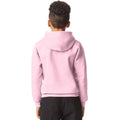 Light Pink - Back - Gildan Childrens-Kids Softstyle Midweight Hoodie