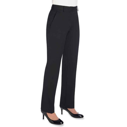Black - Front - Brook Taverner Womens-Ladies Eclipse Bianca Suit Trousers