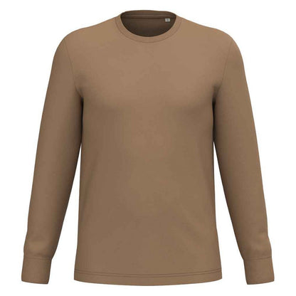 Dark Camel - Front - Native Spirit Unisex Adult Eco Friendly Long-Sleeved T-Shirt