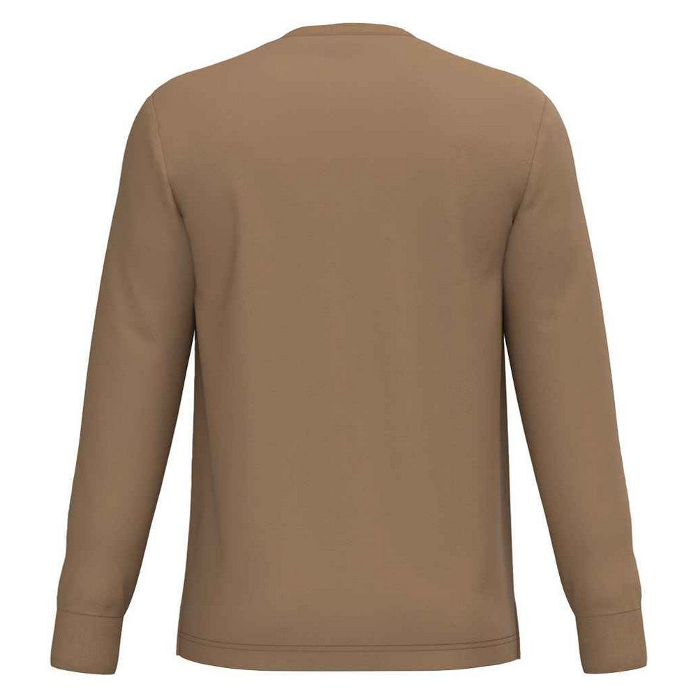Dark Camel - Back - Native Spirit Unisex Adult Eco Friendly Long-Sleeved T-Shirt