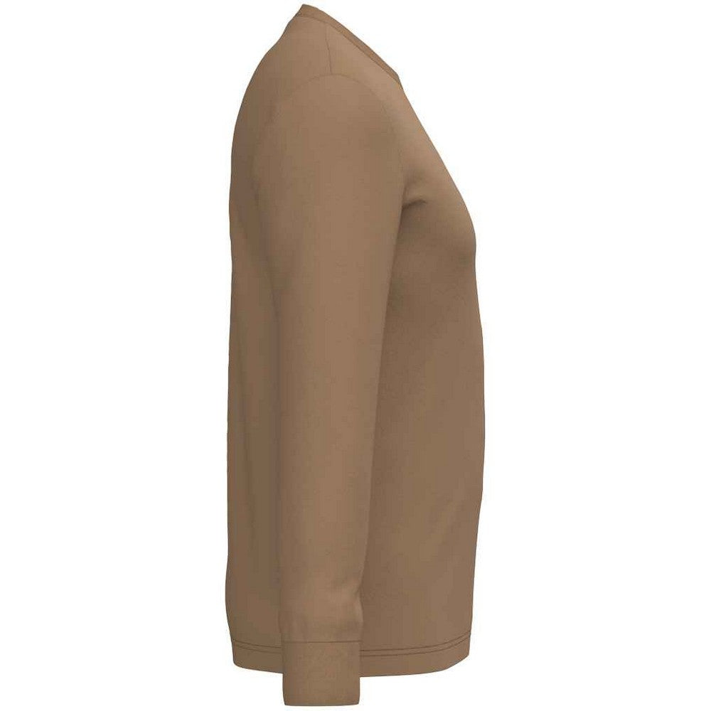 Dark Camel - Side - Native Spirit Unisex Adult Eco Friendly Long-Sleeved T-Shirt
