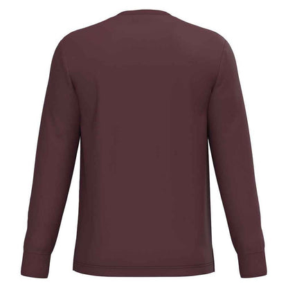 Dark Cherry - Back - Native Spirit Unisex Adult Eco Friendly Long-Sleeved T-Shirt