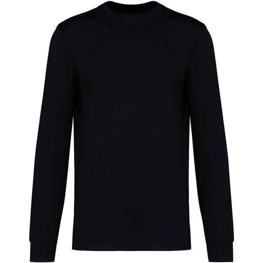 Black - Front - Native Spirit Unisex Adult Eco Friendly Long-Sleeved T-Shirt