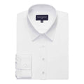 White - Side - Brook Taverner Womens-Ladies Selene Poplin Long-Sleeved Formal Shirt