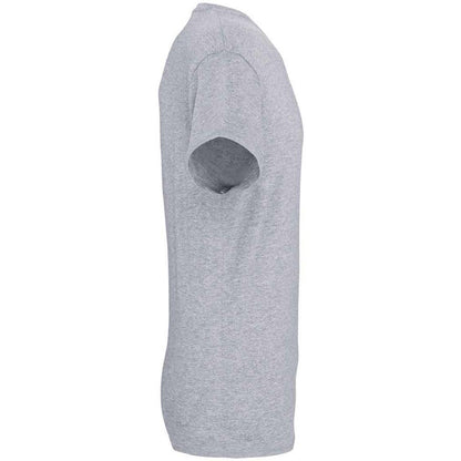 Oxford Grey - Side - Kariban Unisex Adult 190IC Crew Neck T-Shirt