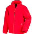 Red - Front - Result Genuine Recycled Childrens-Kids Soft Shell Jacket