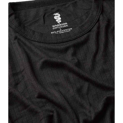 Black - Back - Warrior Mens Thermal Short-Sleeved T-Shirt