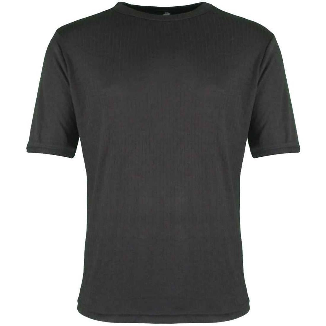 Black - Front - Warrior Mens Thermal Short-Sleeved T-Shirt