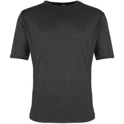 Black - Front - Warrior Mens Thermal Short-Sleeved T-Shirt