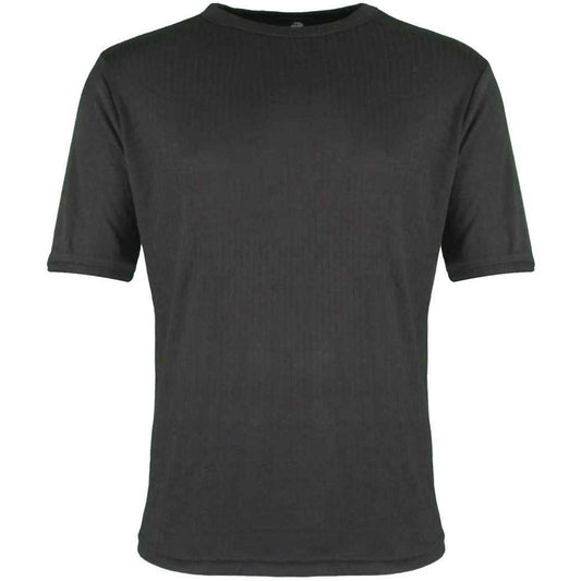 Black - Front - Warrior Mens Thermal Short-Sleeved T-Shirt