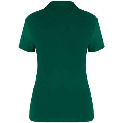 Malachite Green - Back - Native Spirit Womens-Ladies Terry Towel Polo Shirt