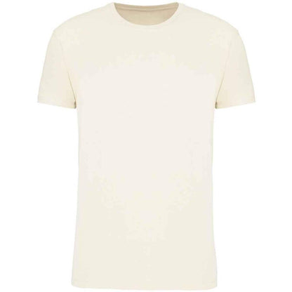 Coconut Milk - Front - Kariban Mens BIO150IC Crew Neck T-Shirt
