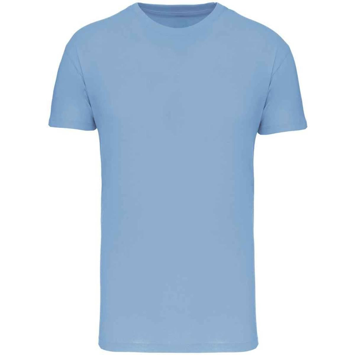 Sky Blue - Front - Kariban Mens BIO150IC Crew Neck T-Shirt