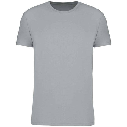 Snow Grey - Front - Kariban Mens BIO150IC Crew Neck T-Shirt