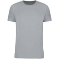 Snow Grey - Front - Kariban Mens BIO150IC Crew Neck T-Shirt