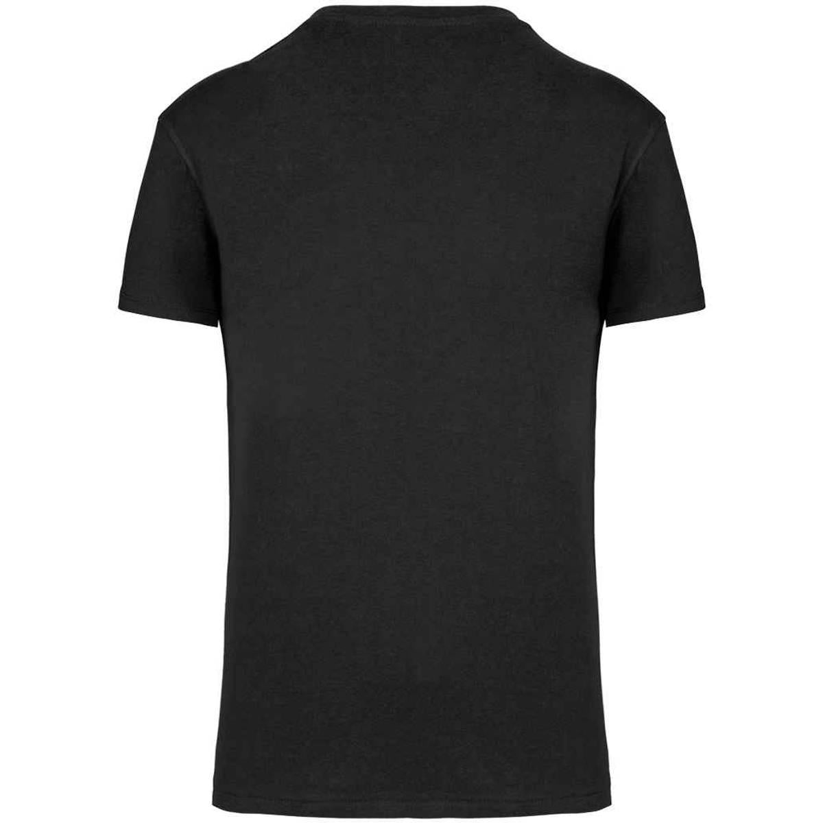 Black - Back - Kariban Mens BIO150IC Crew Neck T-Shirt