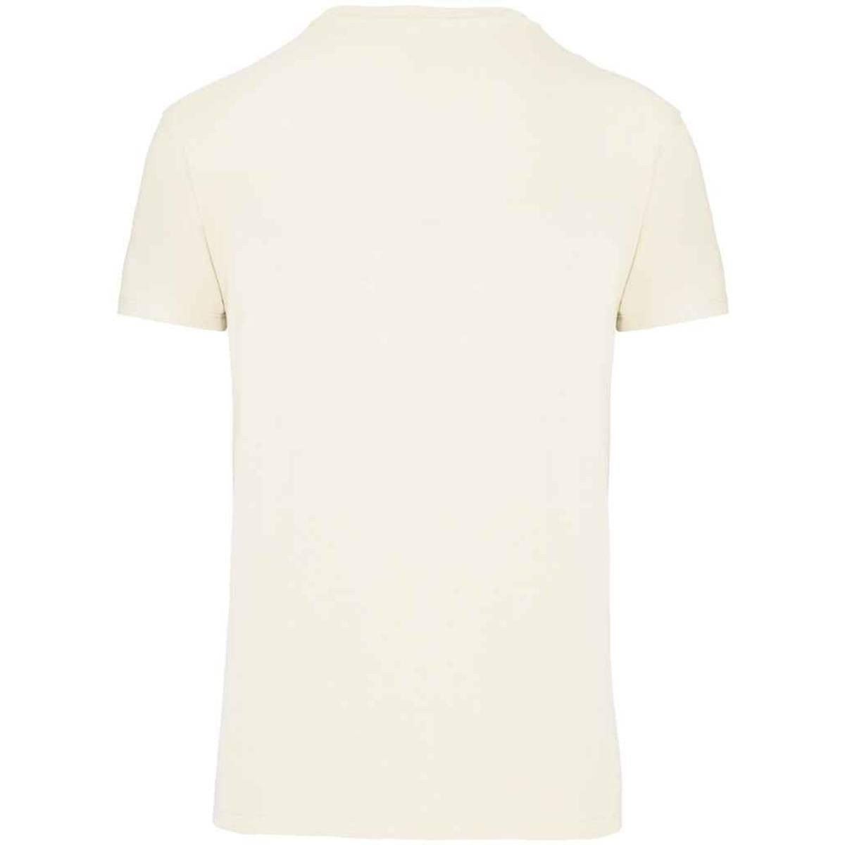 Coconut Milk - Back - Kariban Mens BIO150IC Crew Neck T-Shirt