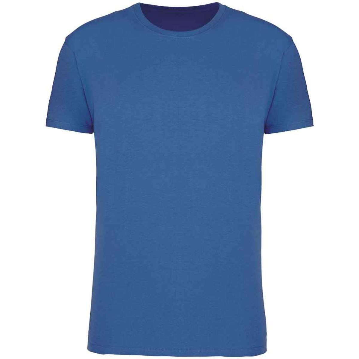 Light Royal Blue - Front - Kariban Mens BIO150IC Crew Neck T-Shirt